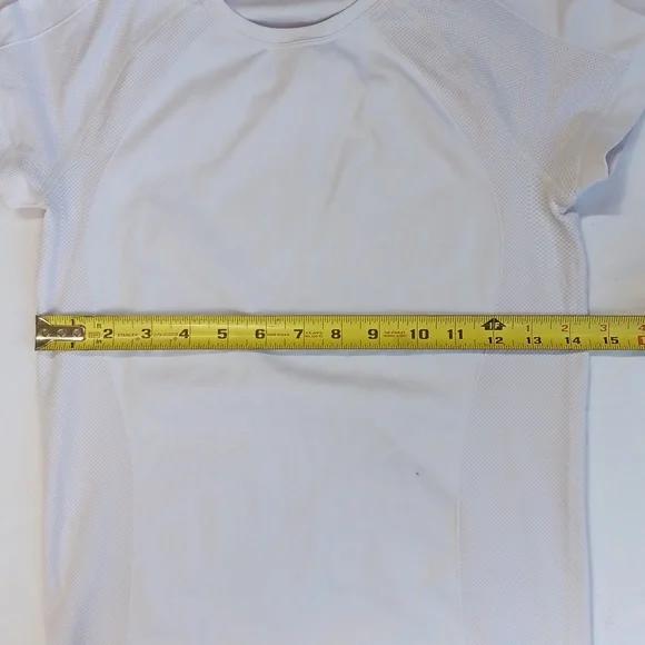 NWOT Sweaty Betty Seamless Workout White Short Sleeve Top Size XS - Picture 5 of 6